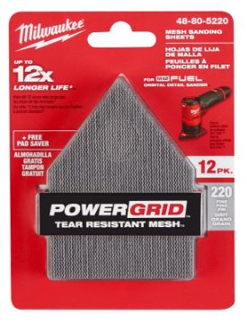 SHEET SANDING ORBIT MESH 220G