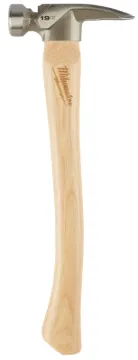 Milwaukee 48-22-9419 Hammer, 19 oz Head, Framing, Milled Face, Metal Head, 16.063 in OAL
