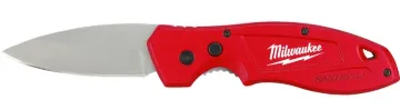 Milwaukee FASTBACK Series 48-22-1520 Pocket Knife, 5 in L Blade, Stainless Steel Blade, 1-Blade, Con