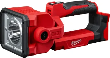 Milwaukee 2354-20 Search Light, LED Lamp, 1250 Spot Flood Mode, 1000 Flood Mode, 600 Spot Mode, 1200
