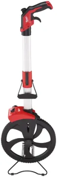Milwaukee 48-22-5012 Measuring Wheel, 9999 ft, 12 in Wheel, Aluminum, Black/Red
