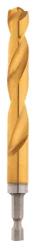 Milwaukee 48-89-4629 Impact Drill Bit, 1/2 in Dia, 5.12 in OAL, Twist Flute, 1/4 in Dia Shank, Hex S