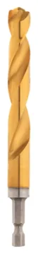 Milwaukee 48-89-4621 Impact Drill Bit, 3/8 in Dia, 4.65 in OAL, Twist Flute, 1/4 in Dia Shank, Hex S