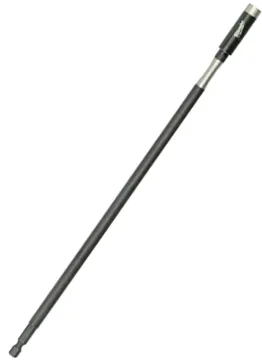 Milwaukee SHOCKWAVE 48-32-4512 Bit Holder with C-Ring, 1/4 in Drive, Hex Drive, 1/4 in Shank, Hex Sh