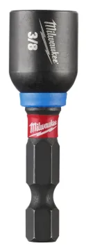 Milwaukee 49-66-4505 Nut Driver, 3/8 in Drive, 1-7/8 in OAL, 1/4 in L Shank, Magnetic