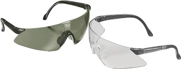 MSA LUXOR Series 697517 Safety Glasses, Scratch-Resistant Lens, Frameless Frame, Black Frame
