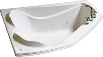 MAAX Cocoon 6054 Series 102724-091-001 Bathtub, 38 to 76 gal Capacity, 59-3/4 in L, 53-7/8 in W, 21