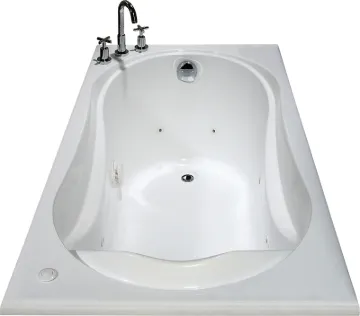 MAAX Cocoon 6032 Series 102722-091-001 Bathtub, 40 to 52 gal Capacity, 59-7/8 in L, 31-7/8 in W, 20-