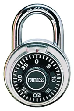 Master Lock 1850D Padlock, 5/16 in Dia Shackle, 3/4 in H Shackle, Steel Shackle, Stainless Steel Bod