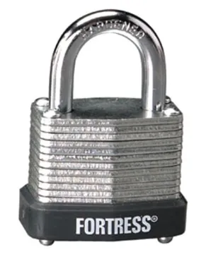 Master Lock 1807D Padlock, Keyed Different Key, 3/16 in Dia Shackle, 5/8 in H Shackle, Steel Shackle
