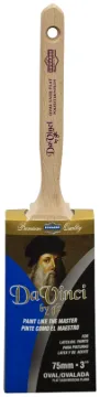 Linzer 1155230-0300 Paint Brush, Flat Sash Brush, 3 in L Bristle