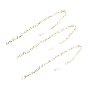 Landscapers Select GB0033L Planter Chain, 18 in L, Steel, Brass, Ceiling Mount Mounting