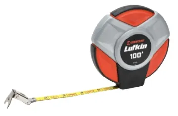 Crescent Lufkin COLORmaxx ST100 Tape Measure, 100 ft L Blade, 3/8 in W Blade, Steel Blade, Plastic C