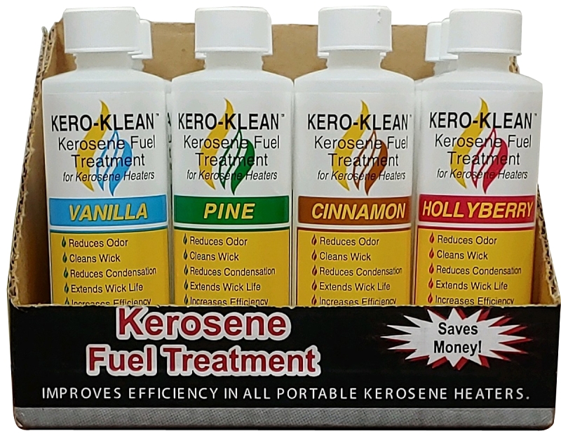 Kero World PW-11M2 Fuel Additive – 8oz Clear – Reduces Kerosene Smell For Heaters & Lamps