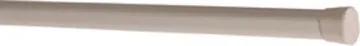 Kenney KN616 Spring Tension Rod, 5/8 in Dia, 22 to 36 in L, Plastic, White