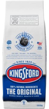 KINGSFORD 32114 Original Charcoal Briquettes, Charcoal, 8 lb Bag