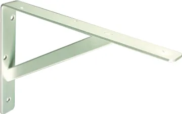 Knape & Vogt 208 TI 300 Shelf L-Bracket, 12 in L, Steel, Titanium