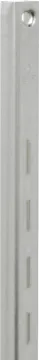Knape & Vogt 80 80 TI 24 Shelf Standard, 320 lb, 16 ga Thick Material, 5/8 in W, 24 in H, Steel, Tit