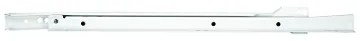 Knape & Vogt 1805H WH 450 Drawer Slide, 75 lb, 450 mm L Rail, 12.5 mm W Rail