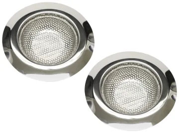 Keeney K820-33 Sink Strainer, Stainless Steel, For: 4-1/2 in Dia Large Kitchen Sink Drain