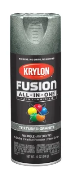 Krylon K02780007 Spray Paint, Textured, Granite, 12 oz, Can