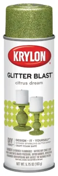 Krylon K03808A00 Craft Spray Paint, Glitter, Citrus Dream, 5.75 oz, Can