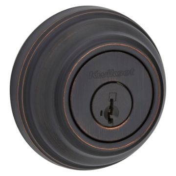 Kwikset 99800-122 Deadbolt, 1 Grade, K4 Key, Metal, Venetian Bronze, 2-3/8 to 2-3/4 in Backset, KW1