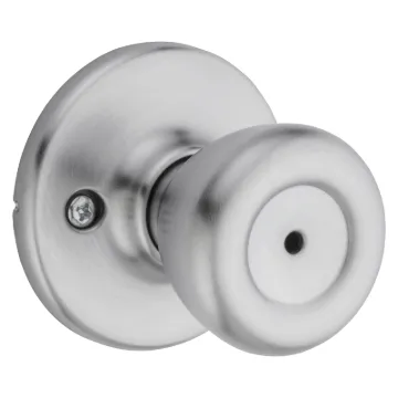 Kwikset 300T26DCP Privacy Door Knob, Satin Chrome