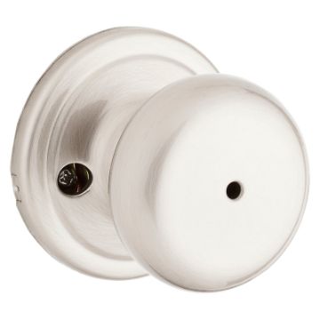 Kwikset Signature Series 730H156ALRCSBX Privacy Door Knob, Satin Nickel