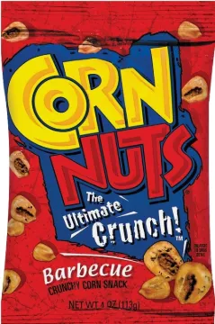 CORN NUTS 422805 Corn Nut, Barbecue Flavor, 4 oz Bag