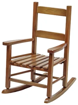 Seasonal Trends KN-14N/KN-10-N Childs Rocking Chair, 14-3/4 in OAW, 18-1/4 in OAD, 22-1/2 in OAH, Ha