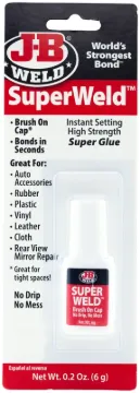 J-B WELD 33106 Super Glue, Liquid, Clear, 6 g Bottle