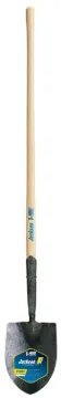 JACKSON Pony J-450 1259100 Irrigation Shovel, 8 in W Blade, Steel Blade, Hardwood Handle, Straight H
