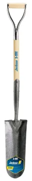 Jackson J-450 Series 1230700 Pony Drain Spade, 5-1/2 in W Blade, Steel Blade, Hardwood Handle, 27 in