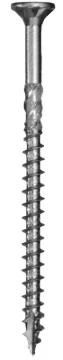 GRK Fasteners 61637 Framing and Decking Screw, #10 Thread, 3-1/8 in L, W-Cut Thread, Bugle Head, Sta