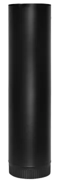 Imperial BM0110 Stove Pipe, 5 in Dia, 24 in L, Steel, Black