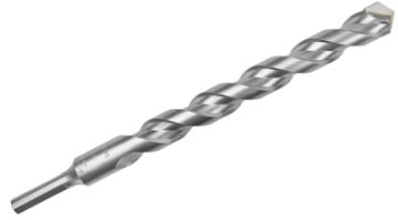 IRWIN 326027 Rotary Hammer Drill Bit, 1 in Dia, 12 in OAL, 2-Flute, Straight Shank