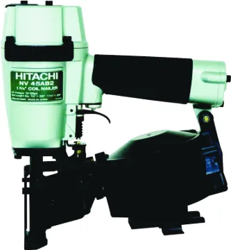 Metabo HPT NV45AB2M Corded Roofing Pneumatic Nailer, 120 Magazine, 16 deg Collation, 7/8 to 1-3/4 in
