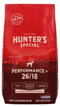 Hunter's Special Performance Plus 10189 Dog Food, All Breed, Beef/Chicken Flavor, 40 lb Bag