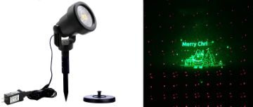 Hometown Holidays 92511 Projector Laser, 1 A, 120 V Input and 5 V Transformer, Green/Red Light, Blac