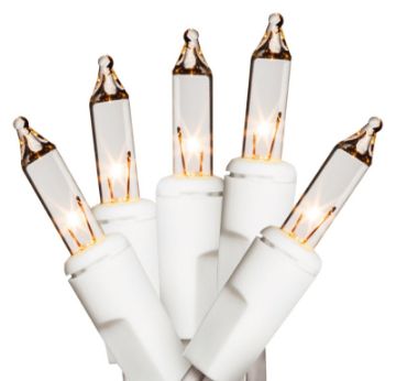 Hometown Holidays U13Y023F Light Set, Christmas, 120 V, 20.4 W, 50-Lamp, Incandescent Lamp, Clear La