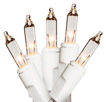 Hometown Holidays U13Y023F Light Set, Christmas, 120 V, 20.4 W, 50-Lamp, Incandescent Lamp, Clear La