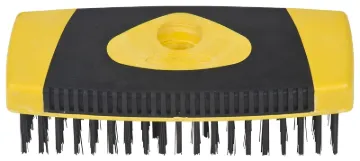 HYDE 46809 Scrub Brush, 1-1/4 in L Trim, 6-5/8 in W Brush