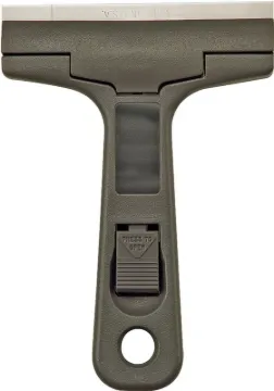 HYDE 33250 Glass Scraper, 1 in W Blade, Carbon Steel Blade
