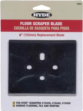 HYDE 19452 Hammer Scraper Blade, 6 in L, Carbon Steel