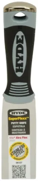 HYDE SuperFlexx 06107 Putty Knife, 1-1/2 in W Blade, Stainless Steel Blade