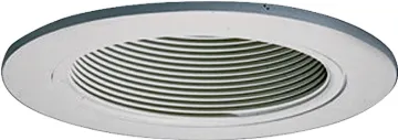 Halo Coilex 993W Baffle Trim Ring, Aluminum Body, White