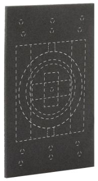 HUBBELL 5019-0 Multi-Purpose Gasket, 4-5/8 in L, 2-7/8 in W, Polyethylene, Black