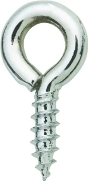 HILLMAN 50705 Screw Eye, 3/4 in L Thread, 2-1/2 in OAL, Steel, Zinc