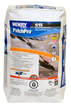 HENRY 615 PatchPro 16336 Exterior Concrete Patch, Gray, 20 lb Bag